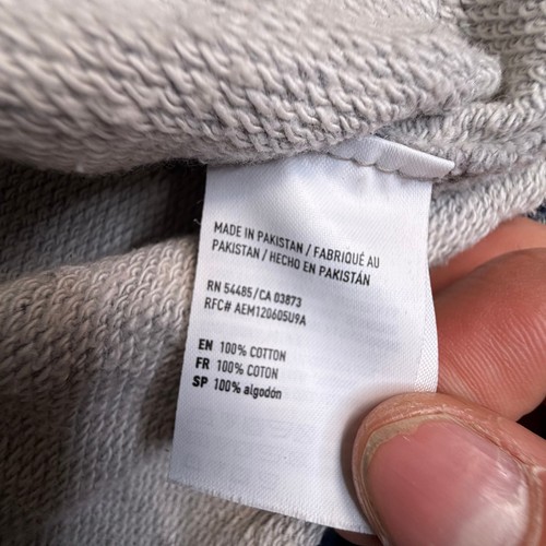 American Eagle Mens S Grey Navy Raglan Short Sleeve Sweatshirt - photo 4