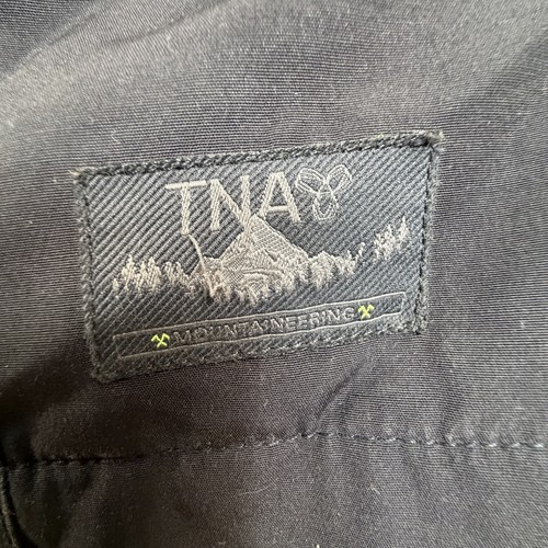 TNA Aritzia Bancroft Women's M Black Down Parka Faux Fur - photo 3