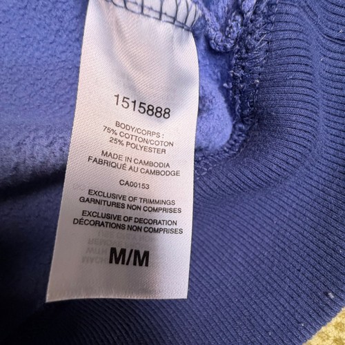 Champion Mens M Blue Tie Dye Script Logo Pullover Hoodie - photo 4