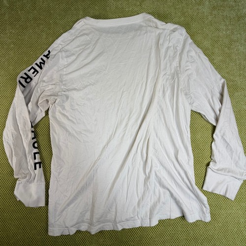 American Eagle Mens XL White Long Sleeve Graphic T Shirt - photo 2