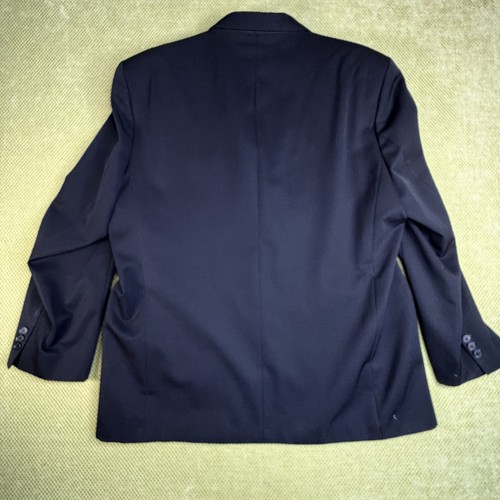 Wm H Leishman Men's Size 46 Black Two Button Blazer - photo 2