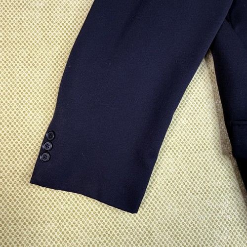 Wm H Leishman Men's Size 46 Black Two Button Blazer - photo 3