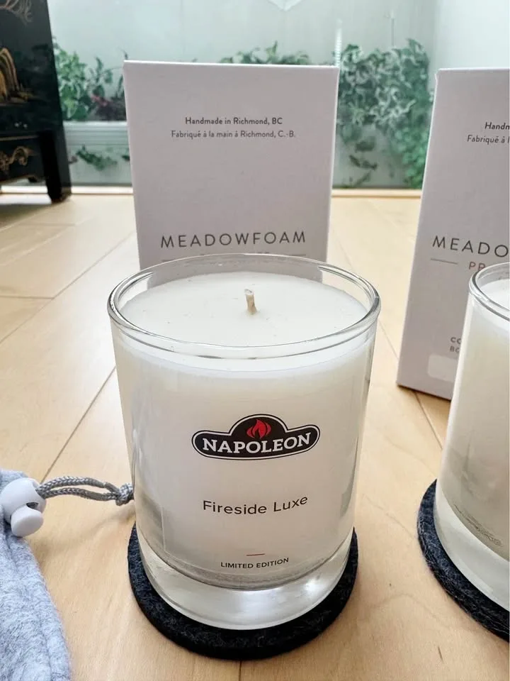 Meadowfoam Fireside Luxe Soy Candles