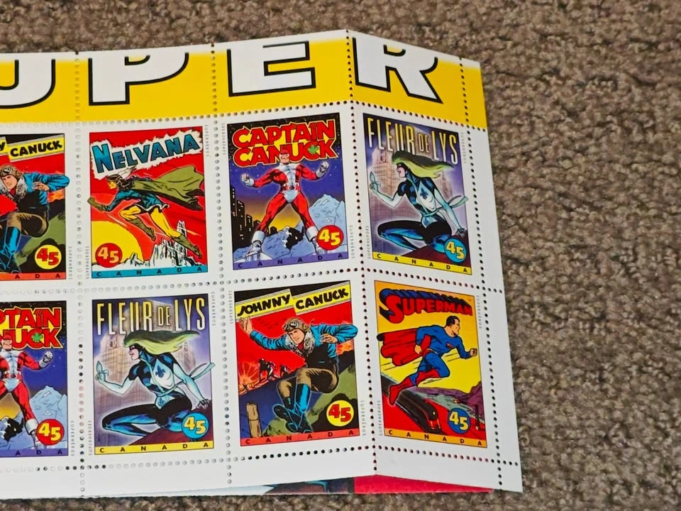Stamp Booklets - 1995 Comic Book Superheroes (Set of 2) - photo 3