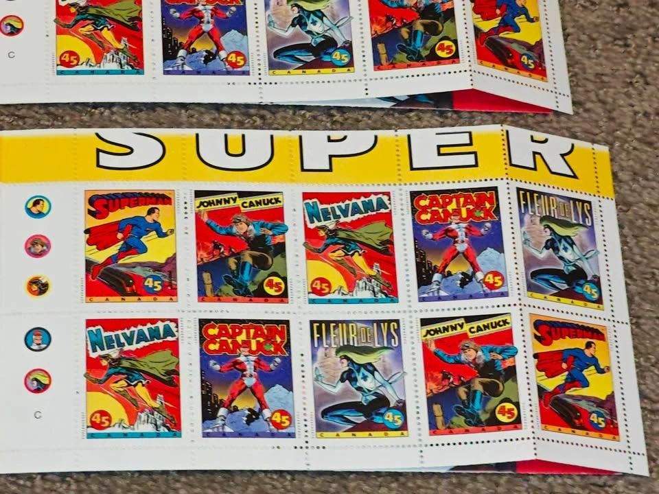Stamp Booklets - 1995 Comic Book Superheroes (Set of 2) - photo 5