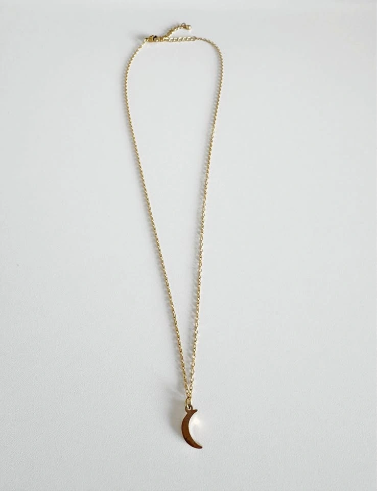 Sun and Moon Gold Necklace