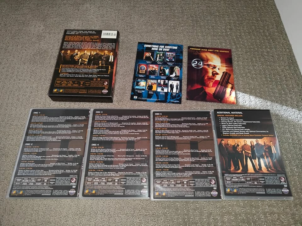 24 - TV Show - The Complete Season 5 DVD Set - Kiefer Sutherland - photo 2