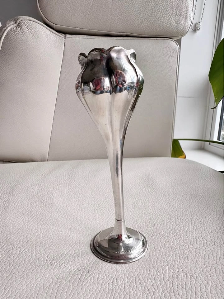 Regd Plato EPNS Silver Plated Bud Vase