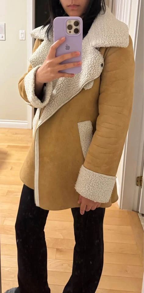 Sherpa Coat - Size Medium - photo 5
