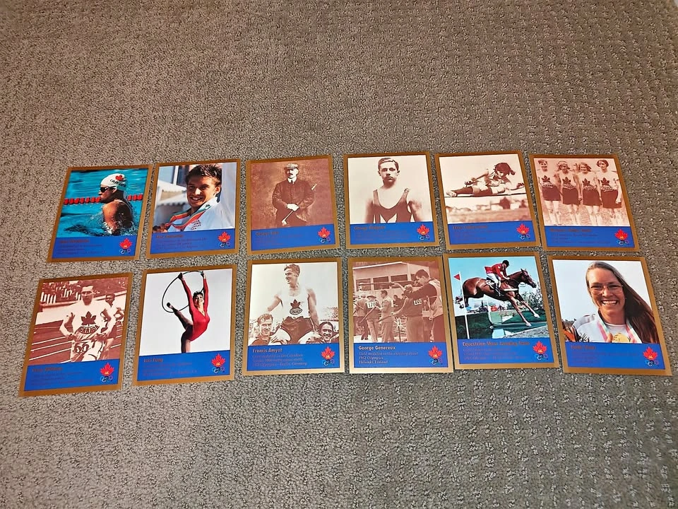 Chrysler Celebrating Olympics Olympians Team Canada - 12 Cards