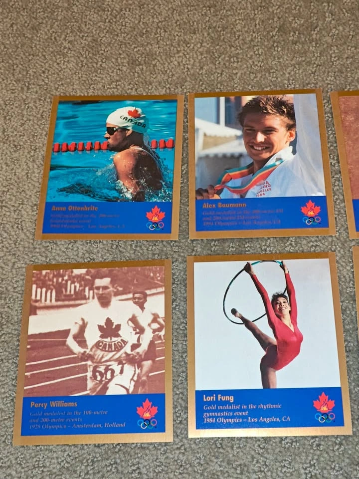 Chrysler Celebrating Olympics Olympians Team Canada - 12 Cards - photo 2