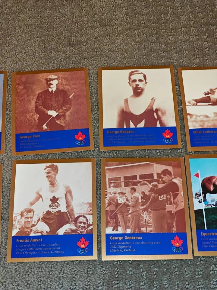 Chrysler Celebrating Olympics Olympians Team Canada - 12 Cards - photo 3