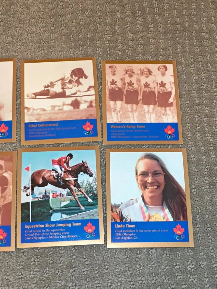 Chrysler Celebrating Olympics Olympians Team Canada - 12 Cards - photo 4