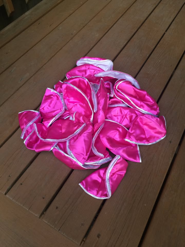 30 Hot Pink Satin Yarmulkes/Kippahs - photo 3