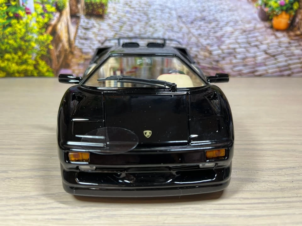 1:18 Brand NEW Lamborghini Diablo SV black Diecast Model Car - photo 3