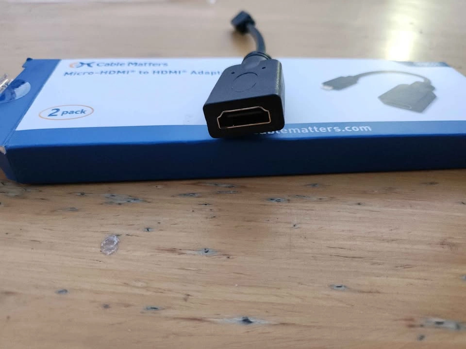 Cable Matters Micro-HDMI to HDMI Adapter Cable 2-Pack - photo 3