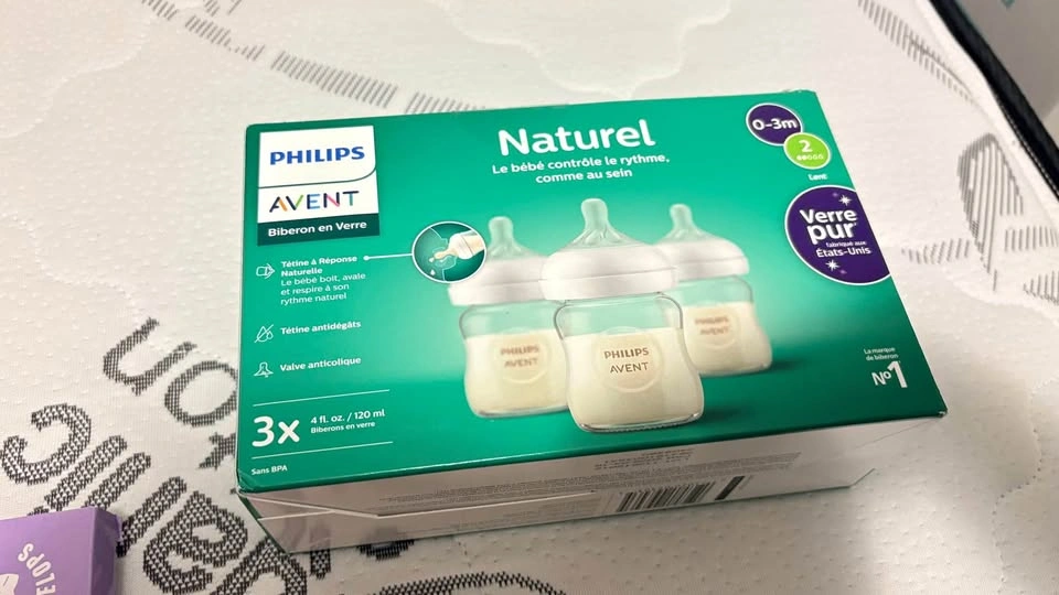 Philips Avent Glass Baby Bottles – 4 oz – Brand New