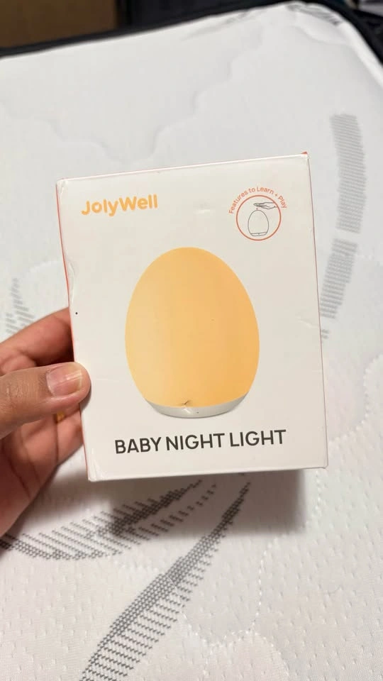 Jollywell Egg Night Light for Baby – Open Box, Like New - photo 3