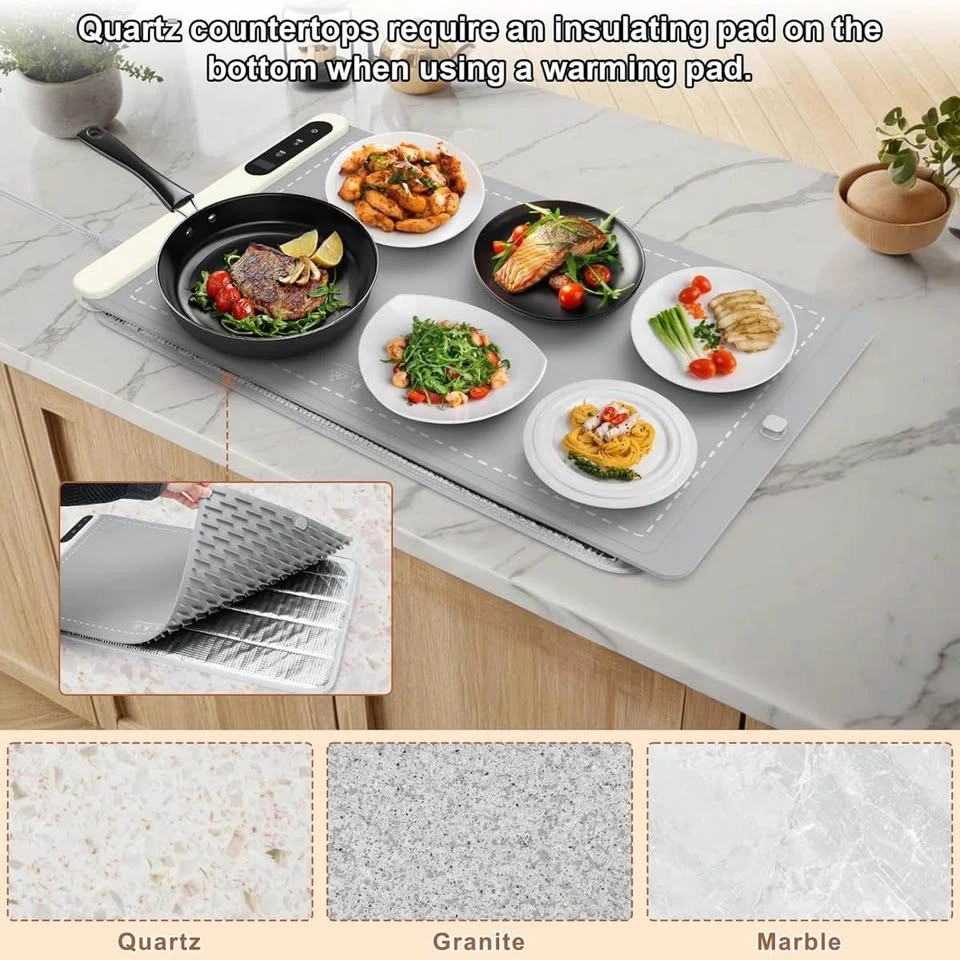 Electric Dish Warming Tray – Open Box, Never Used - photo 3