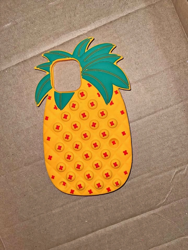 Iphone 12 PRO MAX Pineapple Pop-It Silicone Phone Case
