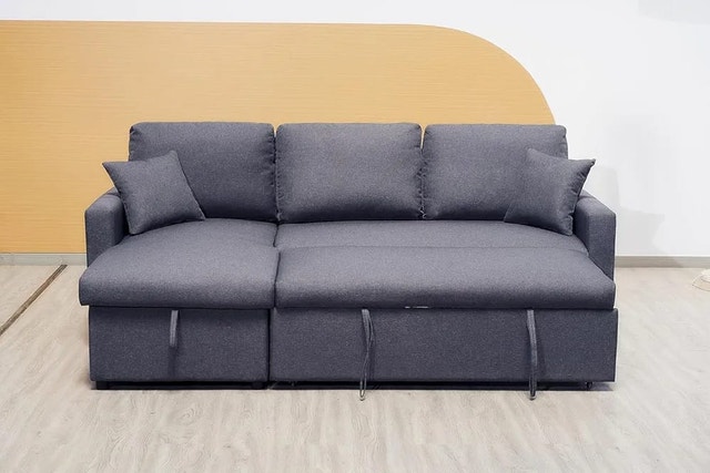 Reversible Sectional Sofa Bed with Storage - photo 4