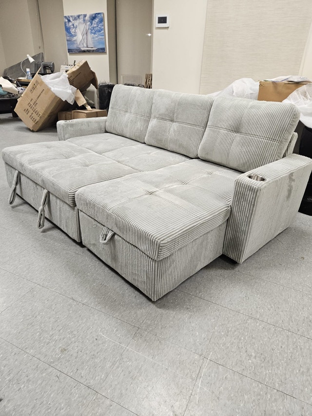 New Sectional Sofa Bed with Storage