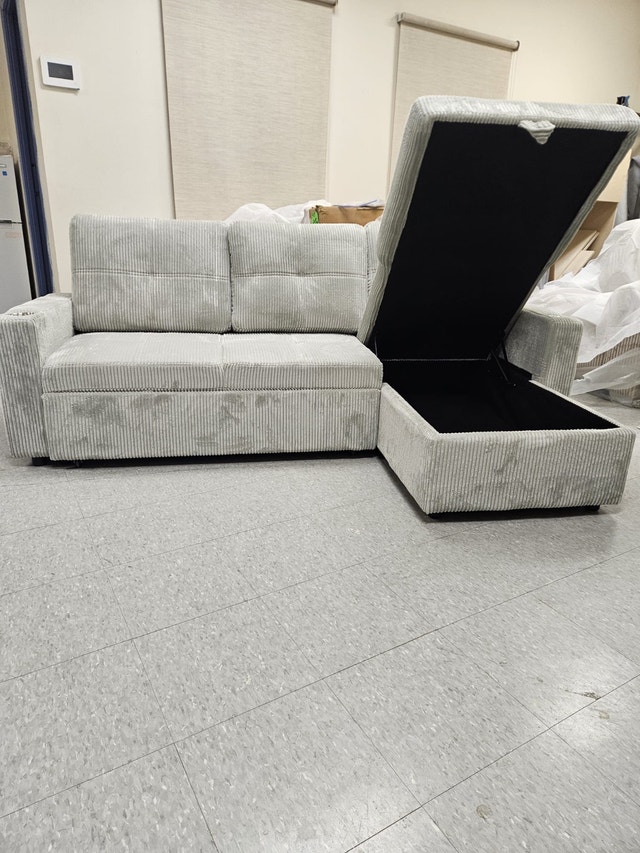New Sectional Sofa Bed with Storage - photo 2