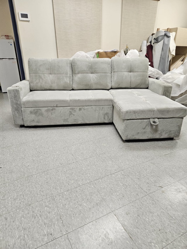 New Sectional Sofa Bed with Storage - photo 4