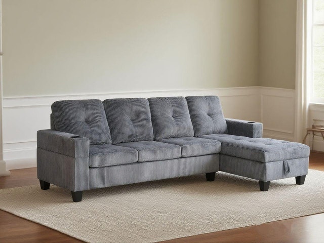 Best Price Modern Sectional Sofa Reversible Design Super Comfort - photo 2
