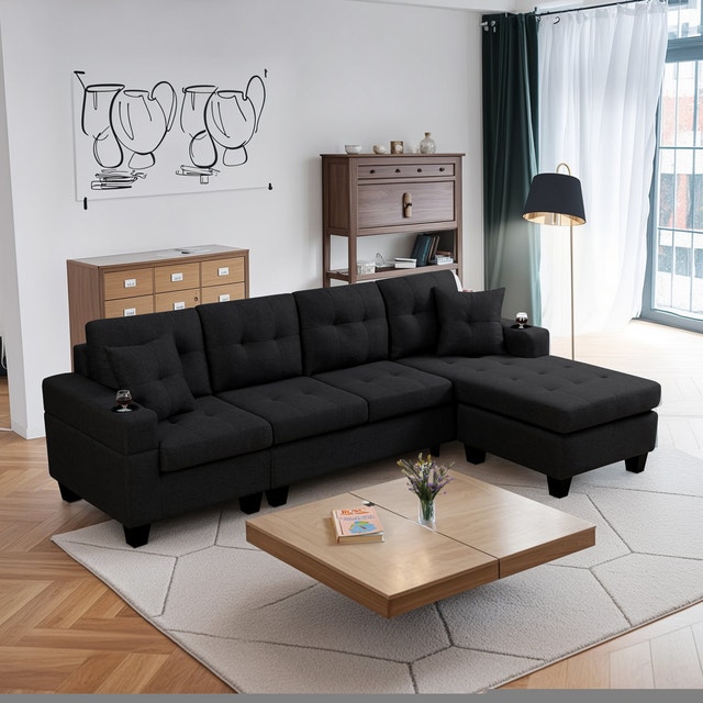 Hot Sale Luxury Curved Sectional Sofa with Soft Fabric Premium - photo 2
