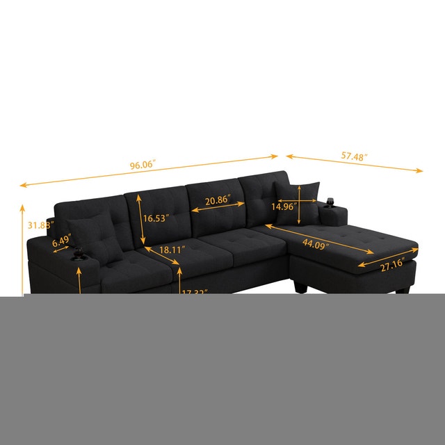 Hot Sale Luxury Curved Sectional Sofa with Soft Fabric Premium - photo 3