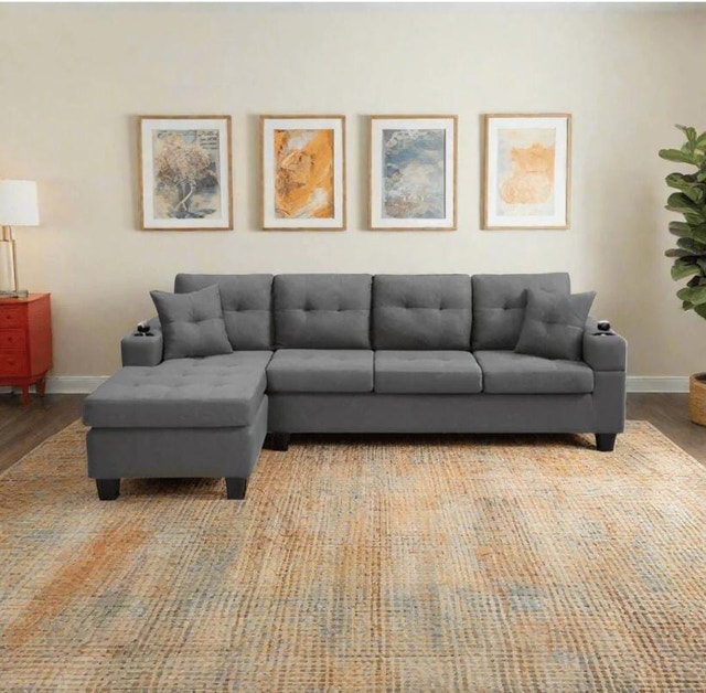 High Quality Sectional Sofa with Reversible Chaise - photo 4
