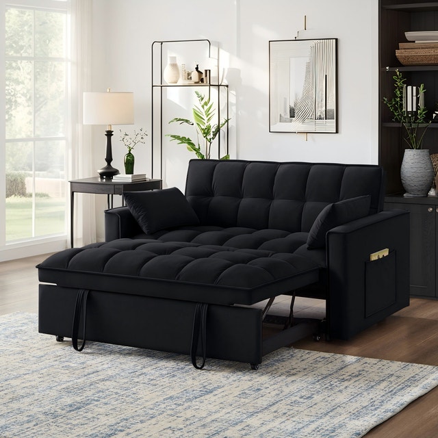 Today’s Deal Sectional Sofa Bed in Rich Fabric Luxury Comfort