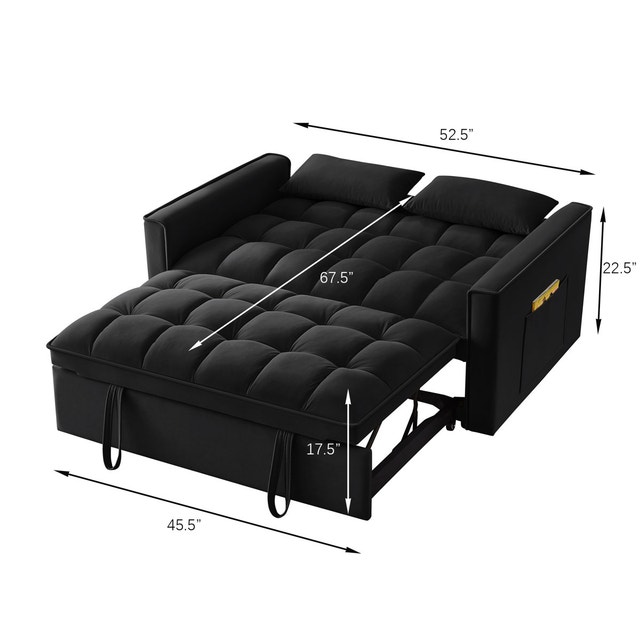 Today’s Deal Sectional Sofa Bed in Rich Fabric Luxury Comfort - photo 4