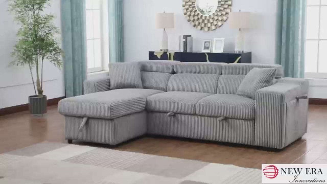 Big Deal Pull-Out Sofa Bed Cozy Fabric and Smart Storage Home - photo 5