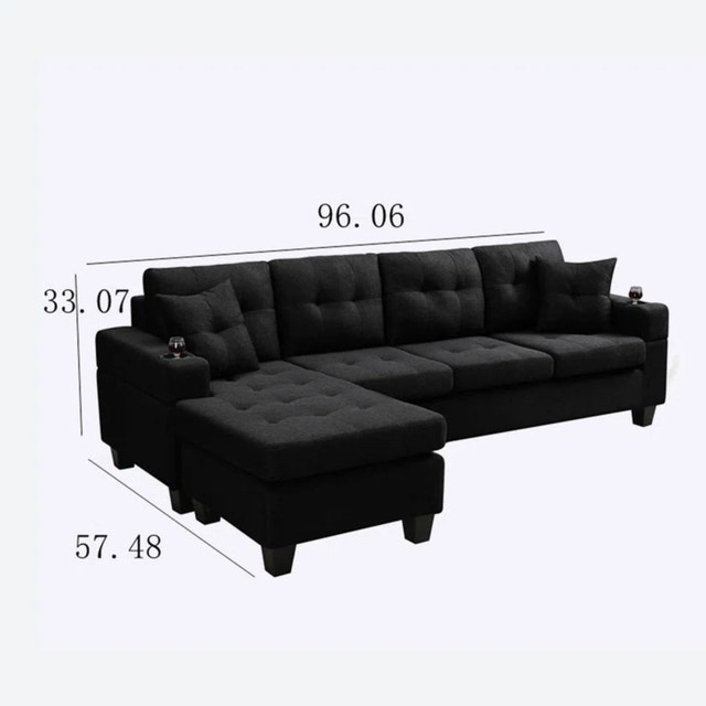 Best Sale Sectional Sofa for Living Room Reversible & Super Rela - photo 2
