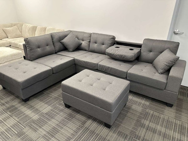 Hot Deal for Living Room Sectional Sofa with Cushions - photo 5