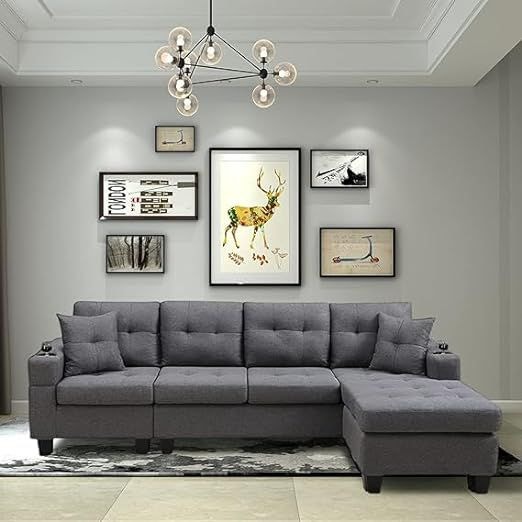 Big Discount Adaptive 4-Seater Sectional Sofa Reversible - photo 2