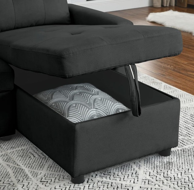 Luxury Sale Modern Pull-Out Sofa Bed with Storage & Cushions - photo 2