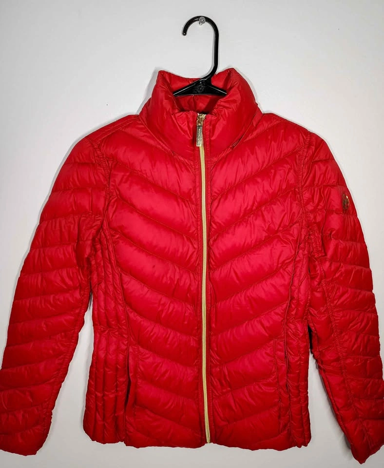 Michael Kors Red Packable Down Fill Puffer Jacket – XS - photo 2