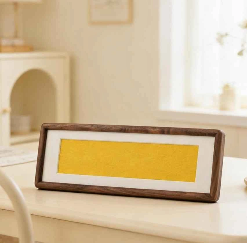 Walnut Wood Panoramic Picture Frame