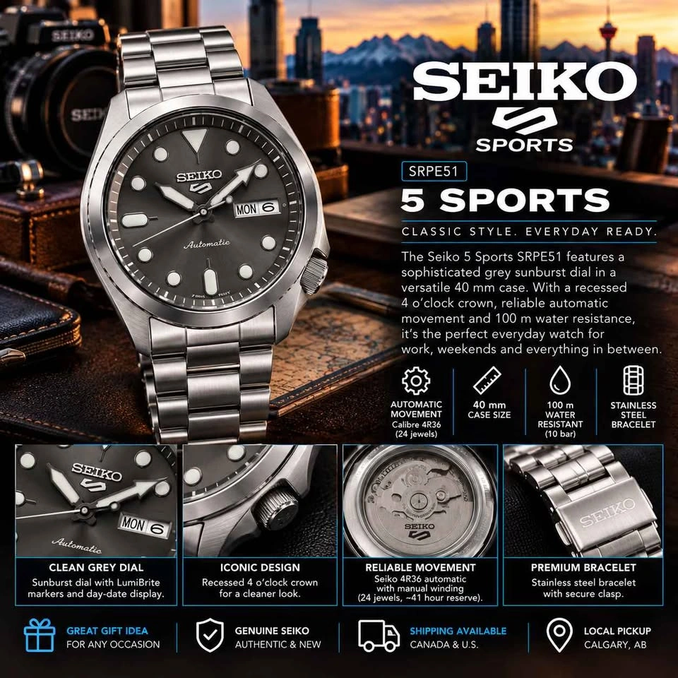 Brand New Seiko Watches - Seiko 5, Presage, and Alpinist - photo 4