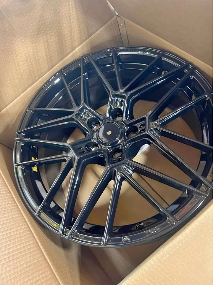 OEPLUS ZOOM GLOSS BLACK 19X8.5 5X114.3 Wheels for Hyundai Kia