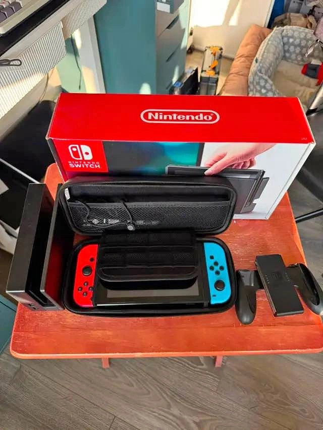 Modded Nintendo Switch boxed