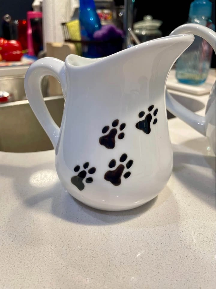 Pug and Paw Print Ceramic Tea Set - photo 3