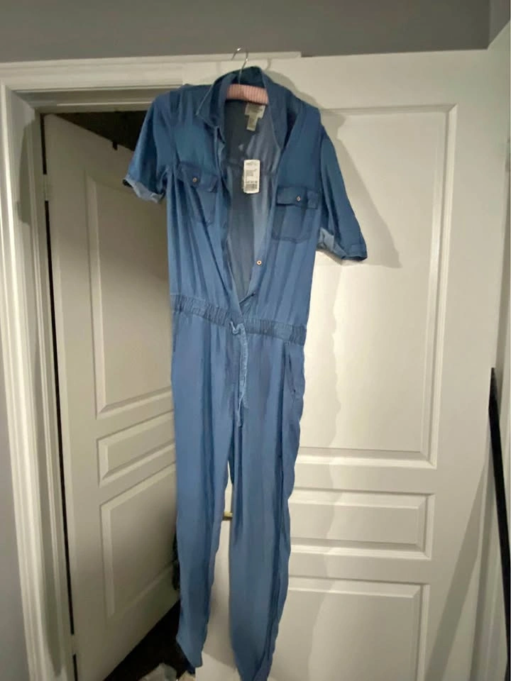 Denim one piece