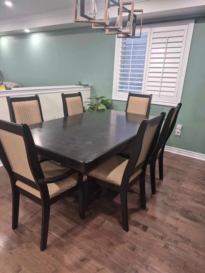Dining Room Set – Table, 6 Chairs & Matching China Cabinet - photo 3