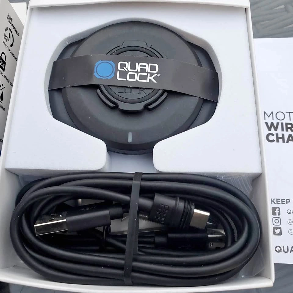 Quad Lock Weatherproof Wireless Charging Head