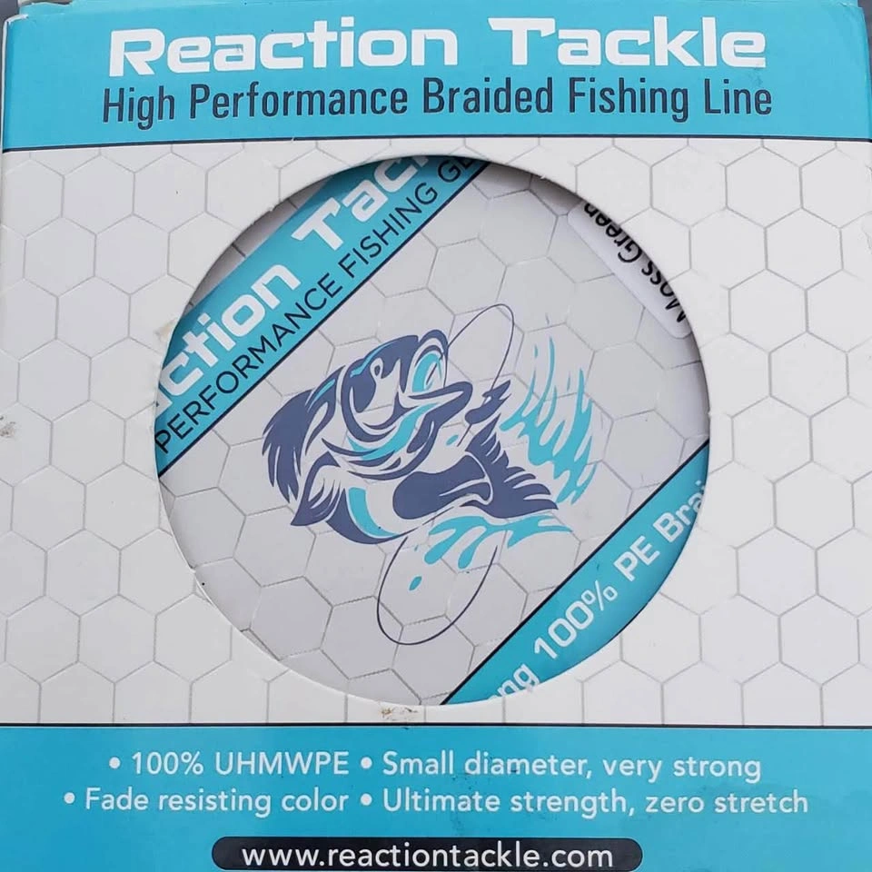 Reaction Tackle Braided Fishing Line 15lb 1000yd - photo 2