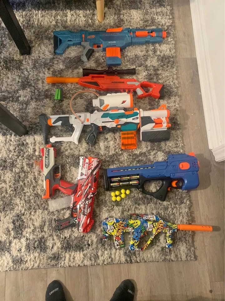 Nerf and X-Shot Toy Blaster Lot